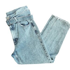 PacSun Mom High Rise Jeans With Belt Sz M